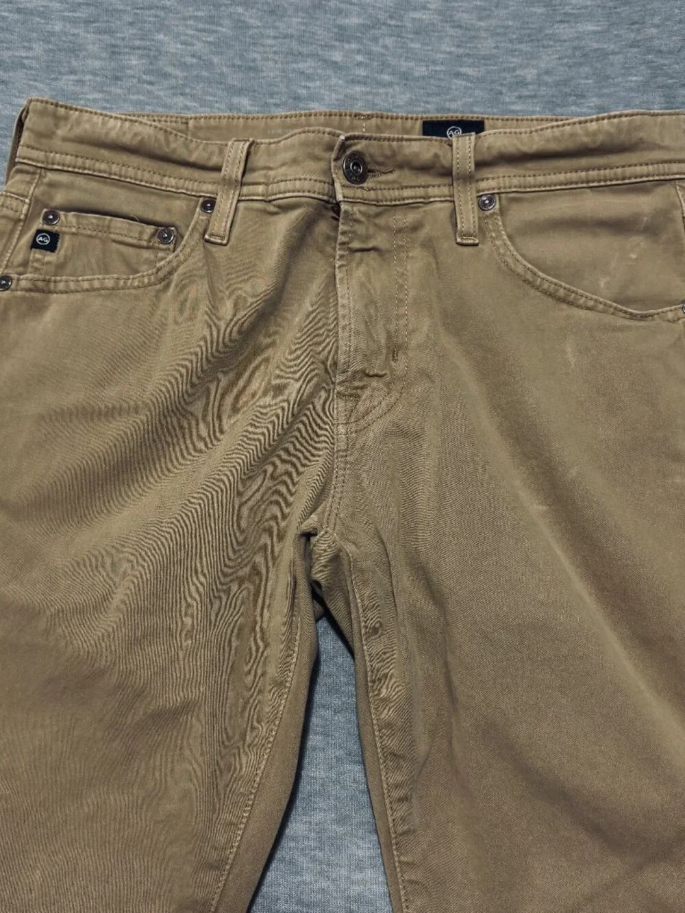 AG Adriano Goldschmied The Tellis Modern Slim Pants Mens 30x30 Brown 1783SUDPTIN